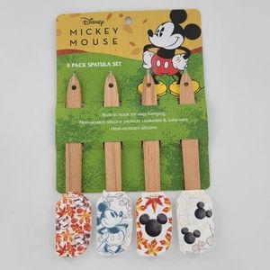 DISNEY MICKEY MOUSE 4 PACK SPATULA SET